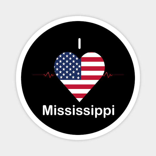I love Mississippi Magnet by FUNEMPIRE